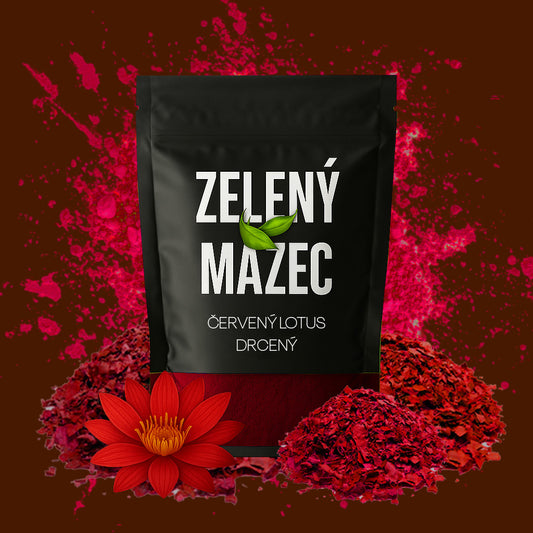 Červený Lotus Drcené Květy