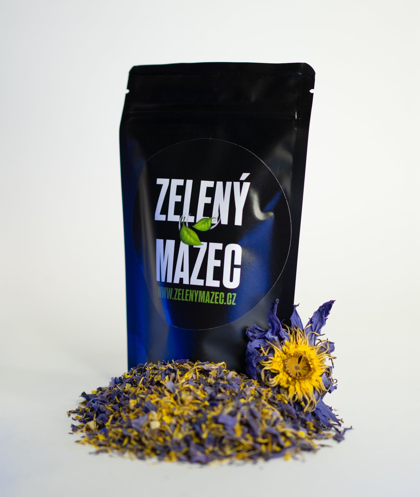 Modrý Lotus Drcené Květy